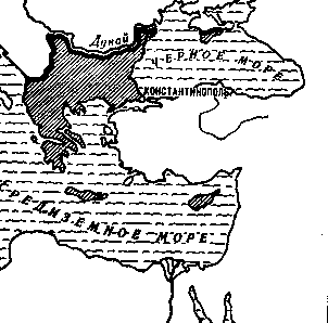 Владения Византии в XI веке